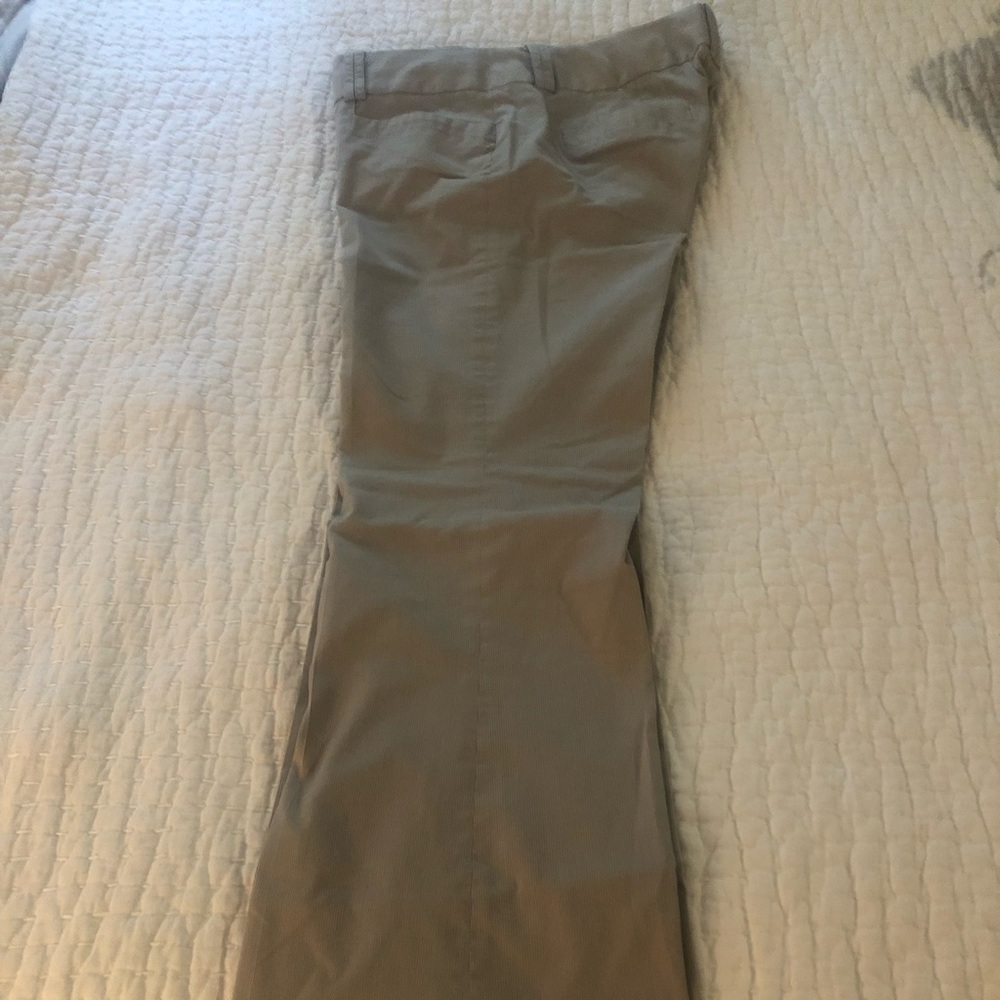 Banana Republic Tan Fine Pinstripe Stretch Dress Pants-Size 6